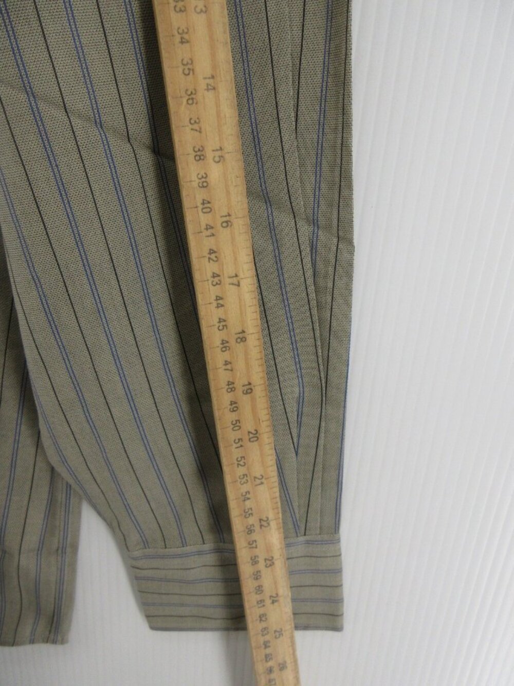 VINTAGE Lorenzini Shirt XXL Neiman Marcus Button Up Striped Italy NEW - Picture 8 of 14